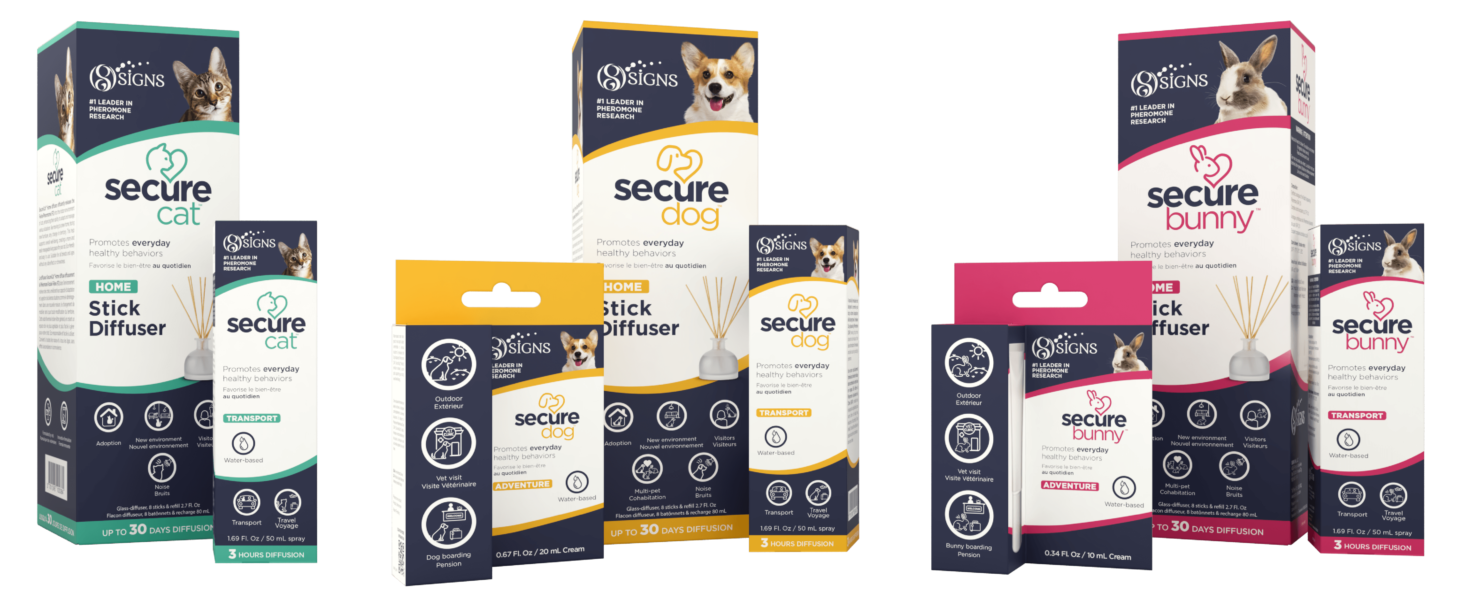 Dog, Cat, Bunny Product Shot